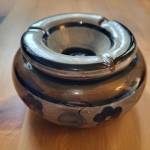 Mexican tonala water ashtray